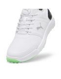 Chaussures Puma Ignite Elevate Blanches | Golf Performance | Route du Golf