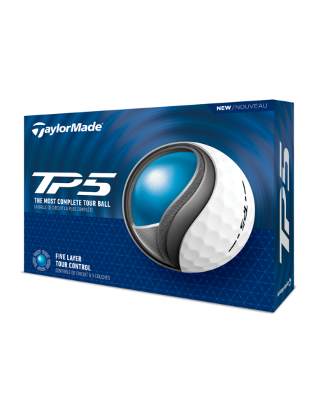 Balles de golf TP5 Taylormade | La Route du Golf