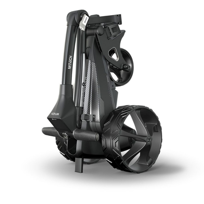 Chariot de golf électrique Motocaddy M-Tech GPS DHC 2024 haut de gamme | RouteDuGolf