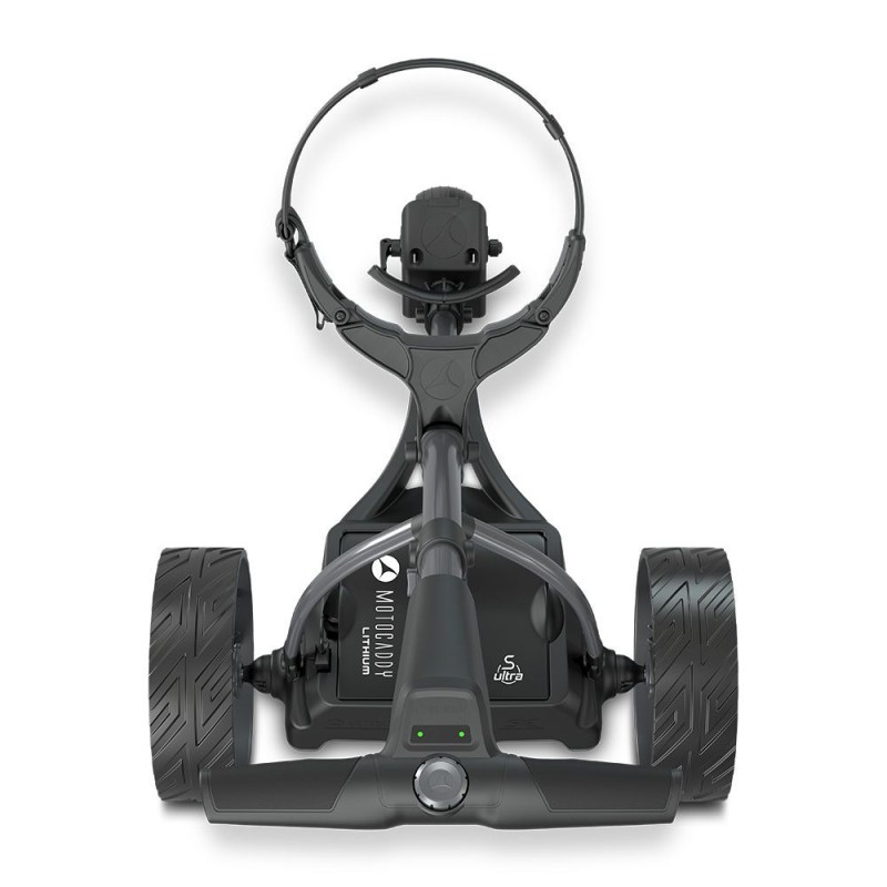 Chariot de golf électrique Motocaddy SE 2024 pliable et performant | RouteDuGolf