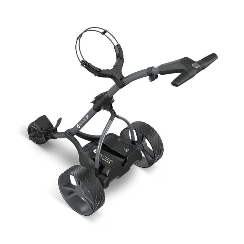 Chariot de golf électrique Motocaddy SE 2024 pliable et performant | RouteDuGolf