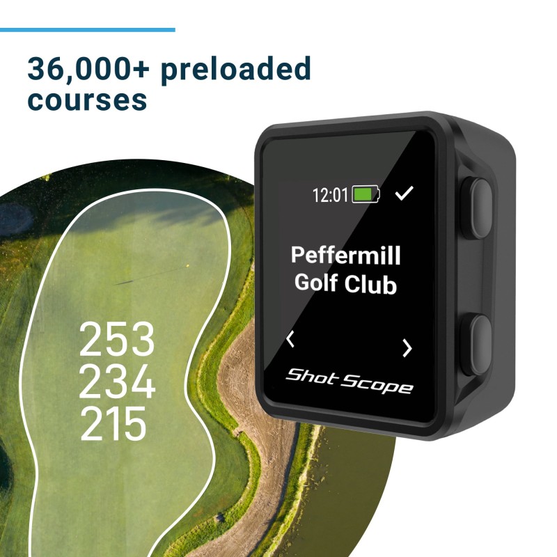 GPS golf Shot Scope H4 Handheld | Tracking & analyse performance