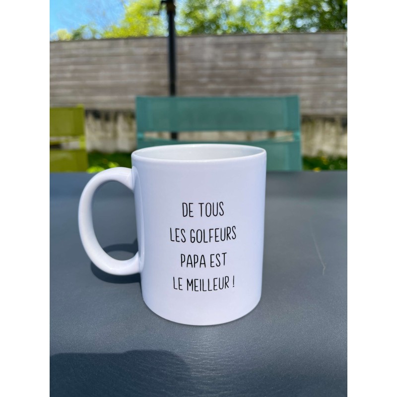 Idée Cadeau Golf - Mug Bonne Fête Papa