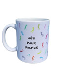 Idée Cadeau Golf - Mug Née pour golfer