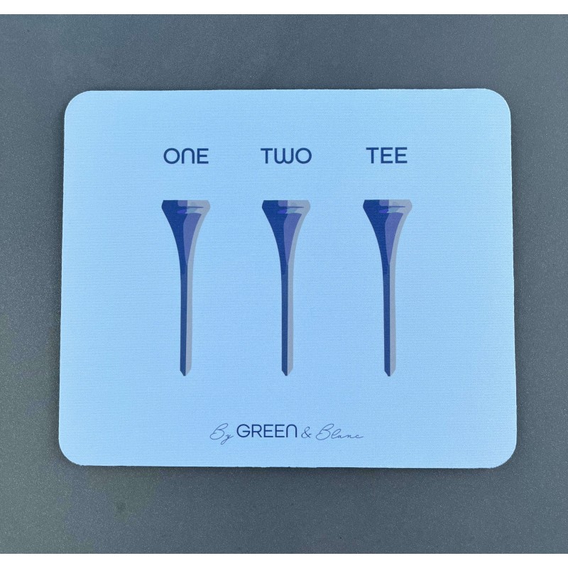 Idée Cadeau Golf - Tapis de souris One Two Tee