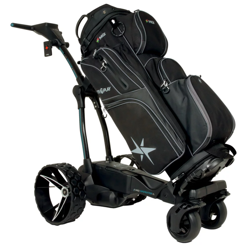 Chariot de golf électrique MGI Navigator GPS+ avec GPS intégré | RouteDuGolf