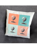 Idées Cadeaux Golf : Coussin Pop Art rose :