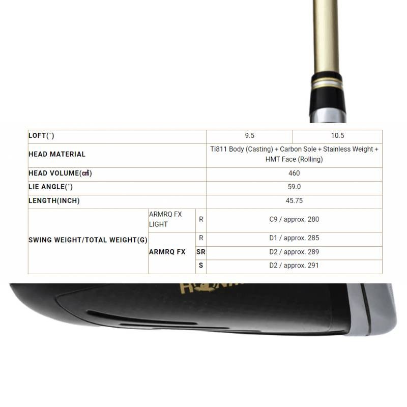 Driver Honma Beres 09 3 étoiles