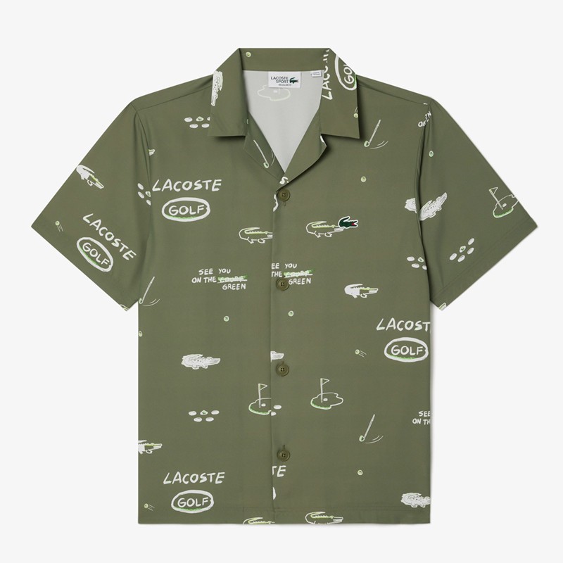 Chemise Lacoste manches courtes Ultra-Dry Anti-UV