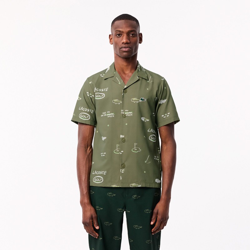 Chemise Lacoste manches courtes Ultra-Dry Anti-UV
