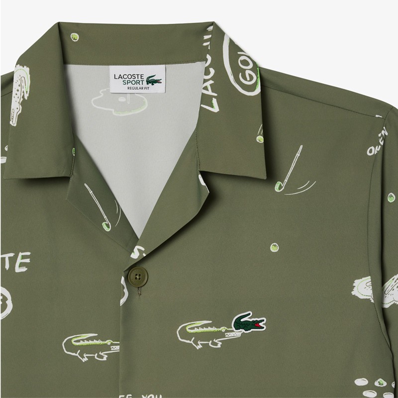 Chemise Lacoste manches courtes Ultra-Dry Anti-UV