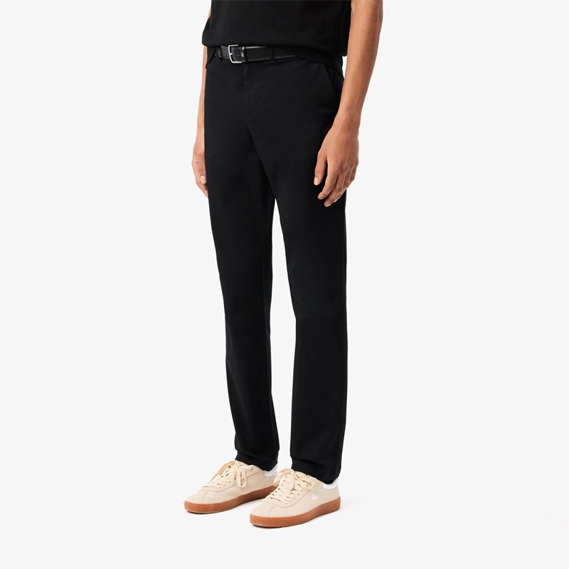 Pantalon Lacoste chino slim en coton stretch
