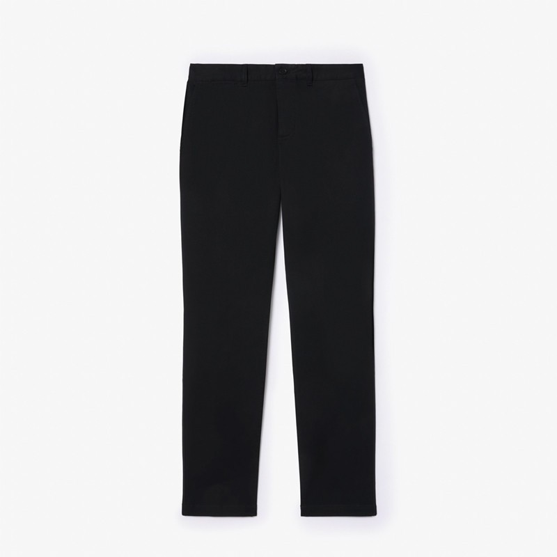 Pantalon Lacoste chino slim en coton stretch