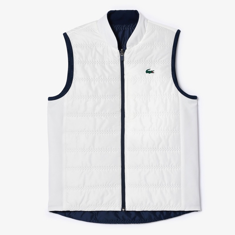 Veste Sans Manches Lacoste Réversible – Style Polyvalent et Confortable