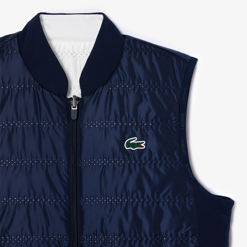 Veste Sans Manches Lacoste Réversible – Style Polyvalent et Confortable
