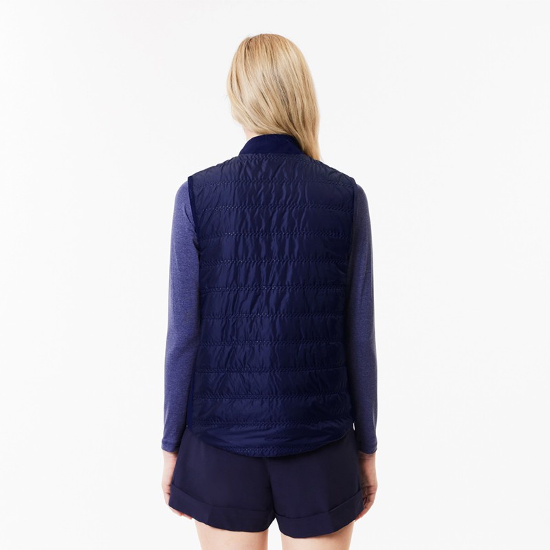 Veste Sans Manches Lacoste Réversible – Style Polyvalent et Confortable