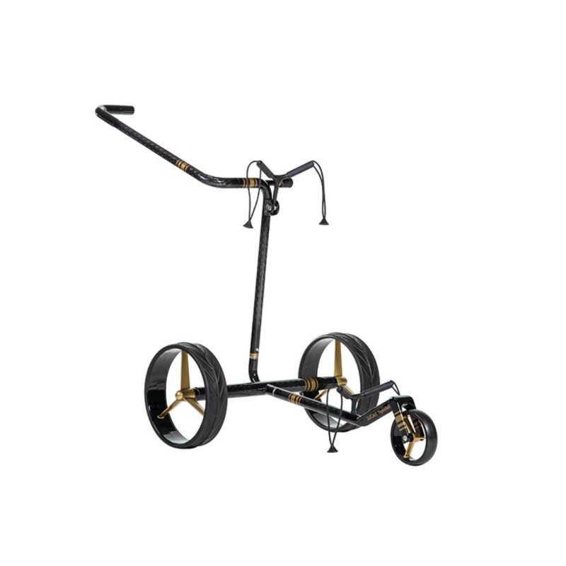 Chariot de golf manuel JuCad Carbon ultra léger et pliable | RouteDuGolf