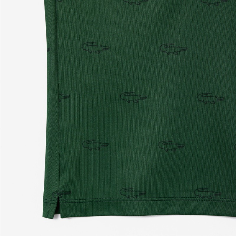 Polo Lacoste Ultra Dry Imprimé – Séchage Rapide, Confort Extensible et Protection UV