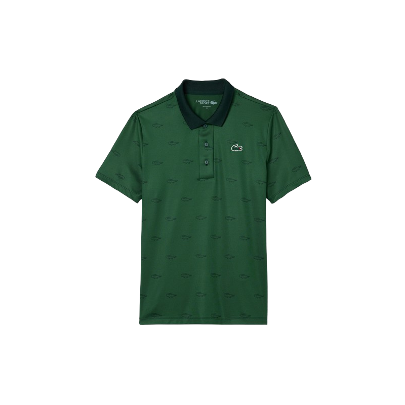 Polo Lacoste Ultra Dry Imprimé – Séchage Rapide, Confort Extensible et Protection UV