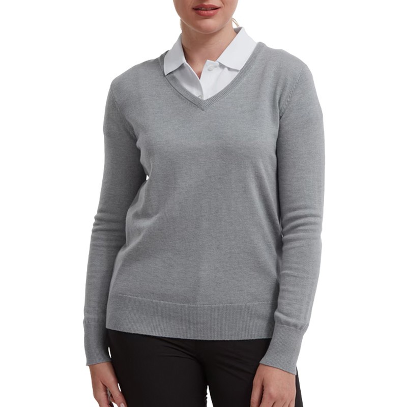 Pullover FootJoy en Laine Col V - Élégance et Chaleur pour Golfeurs | Route du Golf