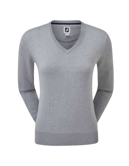 Pullover FootJoy en Laine Col V - Élégance et Chaleur pour Golfeurs | Route du Golf