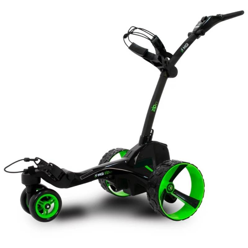 Chariot de golf électrique MGI Zip X5 puissant et compact | RouteDuGolf