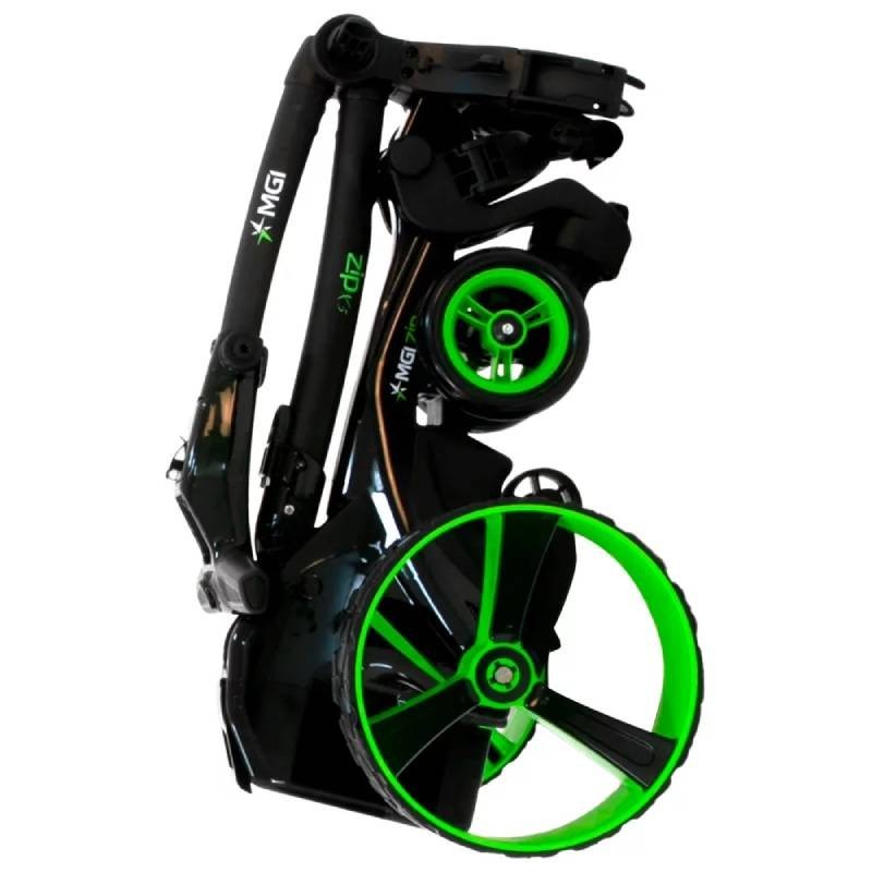 Chariot de golf électrique MGI Zip X5 puissant et compact | RouteDuGolf