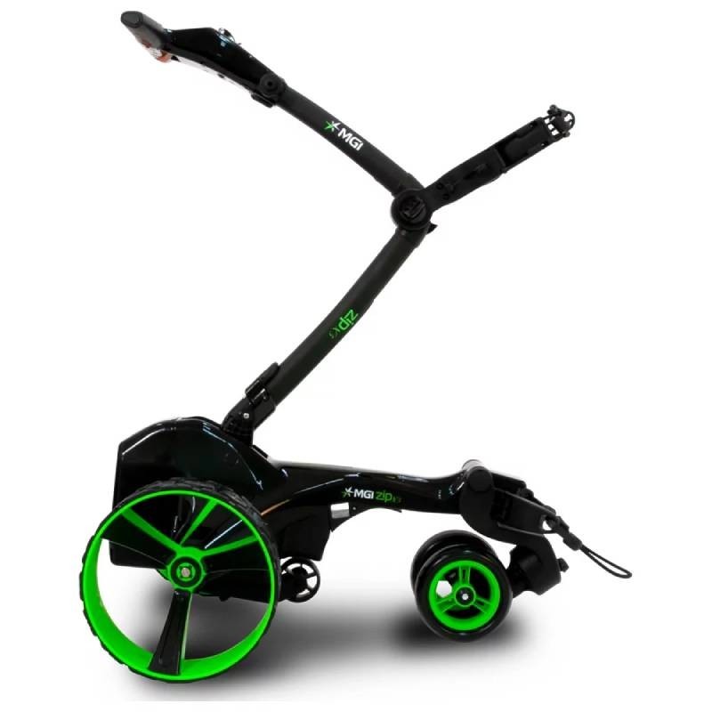 Chariot de golf électrique MGI Zip X5 puissant et compact | RouteDuGolf