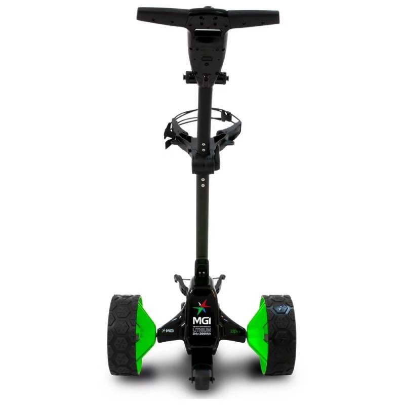 Chariot de golf électrique MGI Zip X5 puissant et compact | RouteDuGolf
