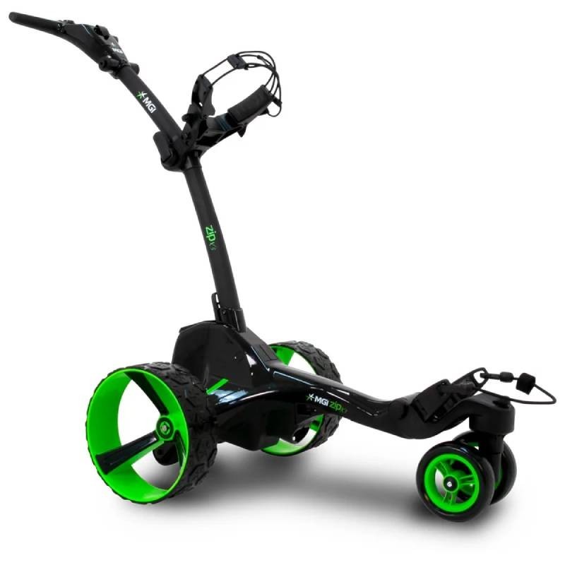 Chariot de golf électrique MGI Zip X5 puissant et compact | RouteDuGolf
