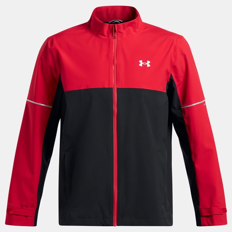 Veste de pluie Men's UA Drive Rain - Rouge | Confort et Protection contre la Pluie