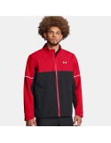 Veste de pluie Men's UA Drive Rain - Rouge | Confort et Protection contre la Pluie
