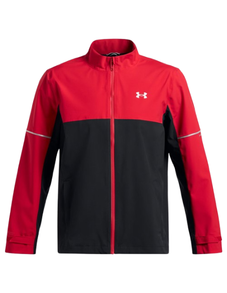 Veste de pluie Men's UA Drive Rain - Rouge | Confort et Protection contre la Pluie