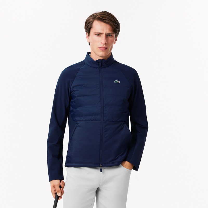 Veste Lacoste Matelassée Col Montant | Élégance et Confort pour un Style Sportif