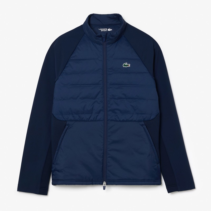 Veste Lacoste Matelassée Col Montant | Élégance et Confort pour un Style Sportif
