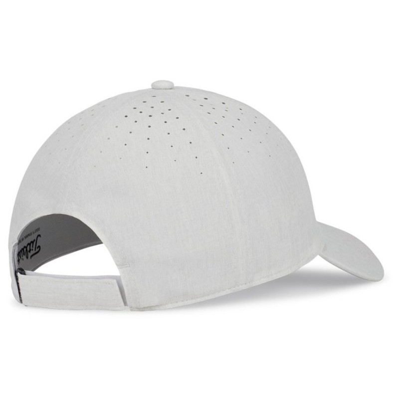 Casquette Titleist Charleston Breezer Heather White Tidal - Légèreté et Ventilation Optimale