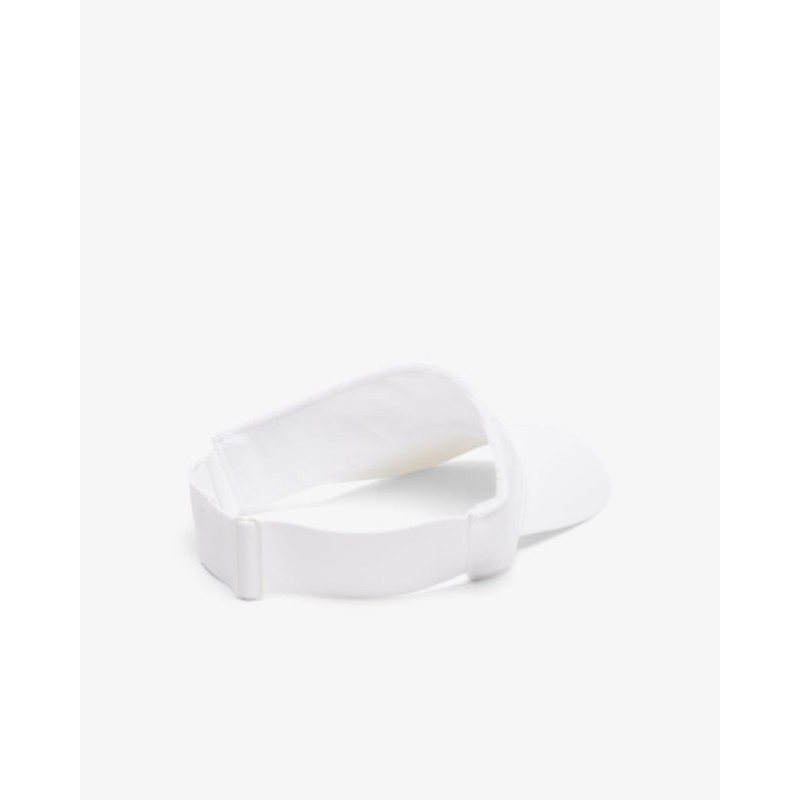 Visière Lacoste Blanche - Élégance et Protection Solaire