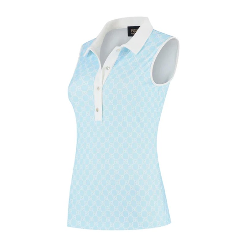 Un polo de golf sans manches, frais et tendance, parfait pour vos parties estivales. Conçu à Amsterdam par des femmes, pour des