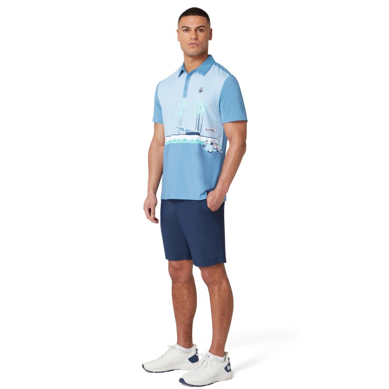 Polo de Golf Penguin Palm Springs Enr - Style Rétro-Chic
