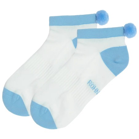 Chaussettes Rohnisch 2-Pack Pompom Socks Navy : Confort et Style pour le Golf Féminin