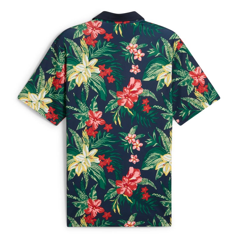 Polo Puma X PTC Floral - Style et Performance pour Golfeurs | Route du Golf