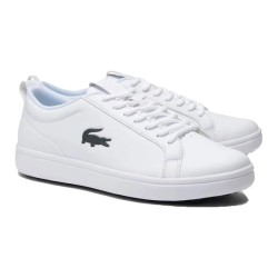 Chaussures de Golf Lacoste G-Elite White Dark Green - Sans Crampons sur Route du Golf