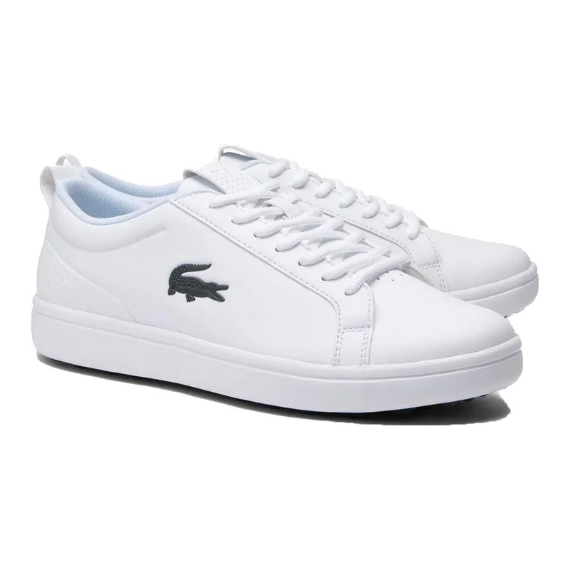 Chaussures de Golf Lacoste G-Elite White Dark Green - Sans Crampons sur Route du Golf
