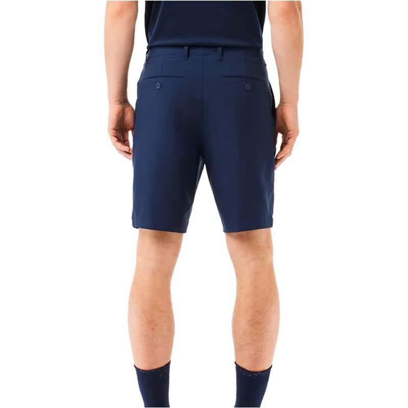 Short Lacoste Golf Ultra Dry Marine - Confort et Performance sur Route du Golf