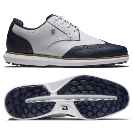 Chaussures de Golf FootJoy Traditions Spikeless – Élégance et Confort | Route du Golf
