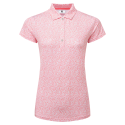 Polo FootJoy Animal Print Cap Sleeve – Performance et Élégance pour Golfeuses | Route du Golf