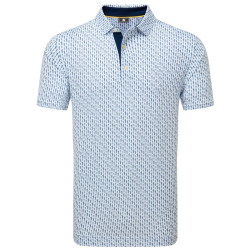 Polo FootJoy Figure Print Lisle - Confort et Style pour Golfeurs | Route du Golf