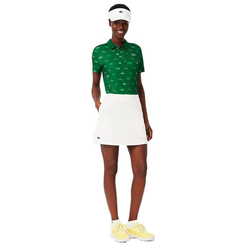 Jupe Lacoste Ultra Dry – Confort et Élégance pour Golfeuse | Route du Golf