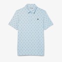 Polo Golf Homme Lacoste Regular Fit Protection UV – Manches Courtes – Vert & Bleu – Confort & Style