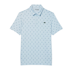 Polo Golf Homme Lacoste Regular Fit Protection UV – Manches Courtes – Vert & Bleu – Confort & Style
